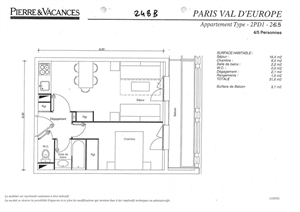 t2 à la vente -   77700  SERRIS, surface 31 m2 vente t2 - UBI430589288